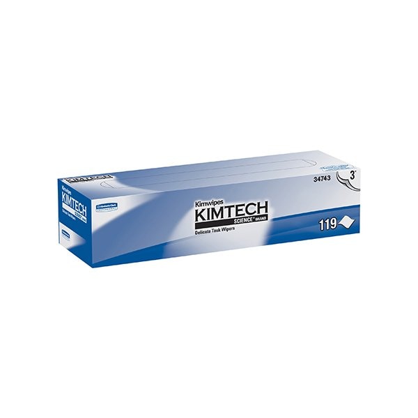 Kimwipes 3-Ply 11.8 x 11.8'' Low Lint Wipers - 119-count, 15PK BUY00017453 - main